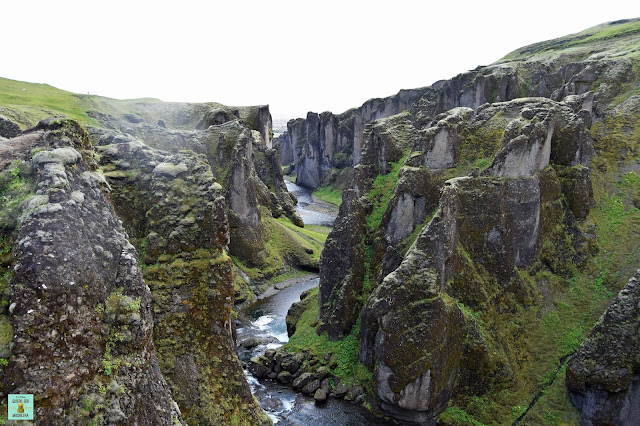 Cañon de Fjaðrárgljúfur, Islandia