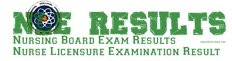 NLE Results - May - June 2020 Nursing Board Exam Results