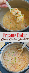Pressure Cooker Cheesy Chicken Spaghetti Show You Recipes