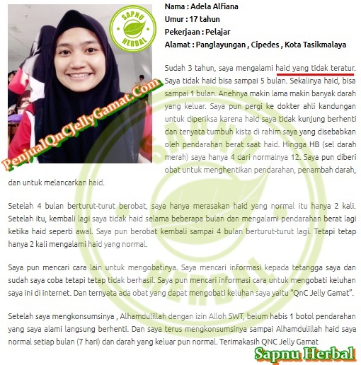 Obat Pereda Nyeri Haid Yang Aman Dan Terbukti Mujarab ~ TESTIMONI QNC JELLY GAMAT Obat Pereda Nyeri Haid Yang Aman Dan Terbukti Mujarab ~ TESTIMONI QNC JELLY GAMAT