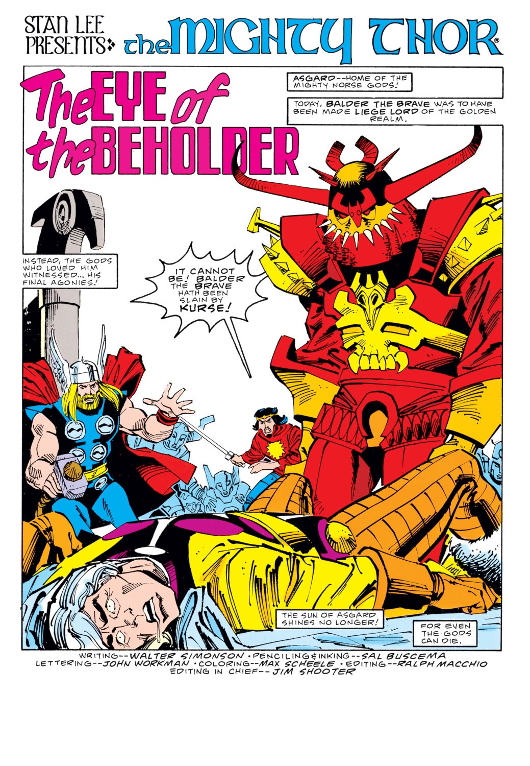 Read online Thor (1966) comic -  Issue #368 - 2