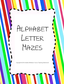 LETTER RECOGNITION MAZES
