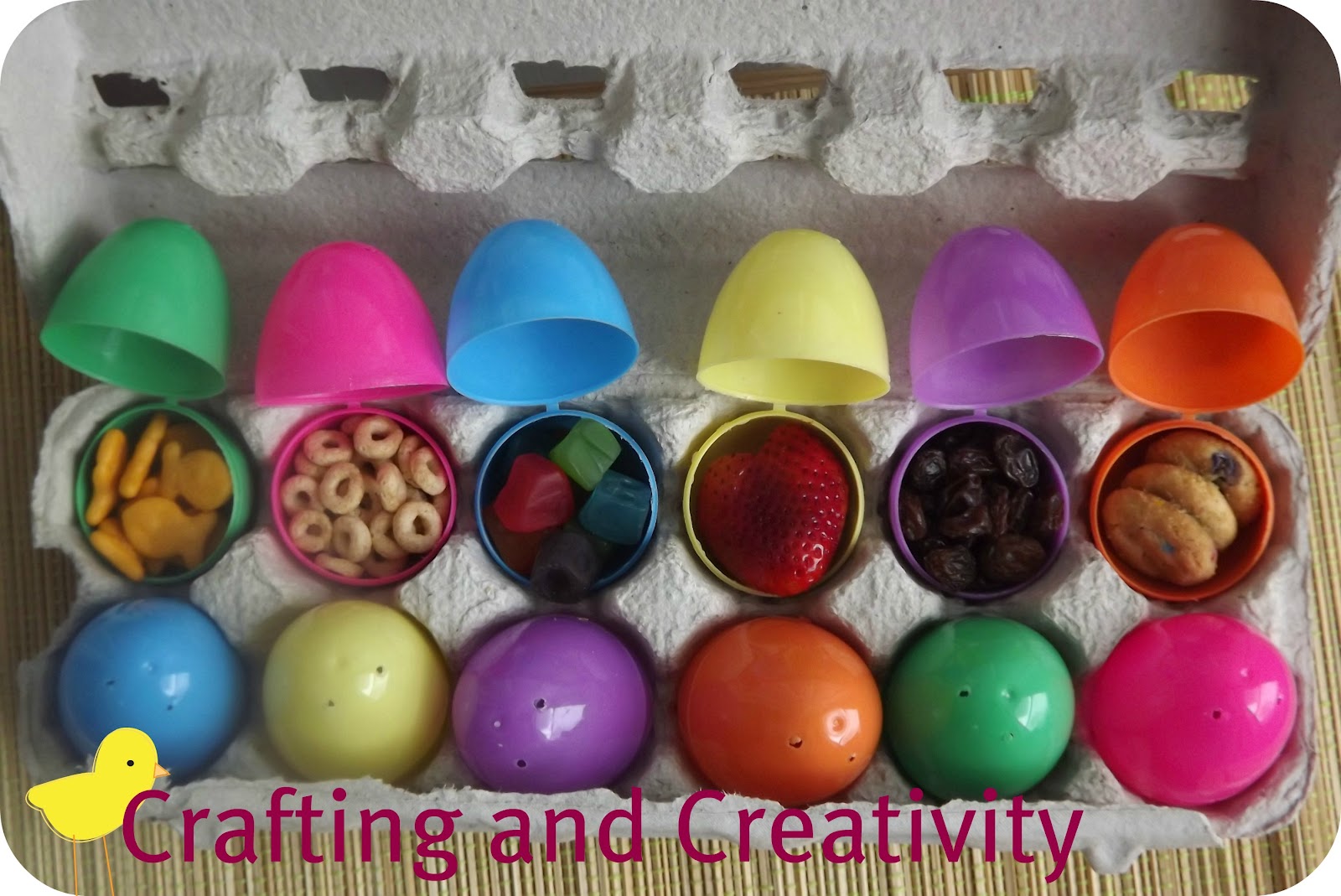 Crafting and Creativity Easter Egg Snack Time