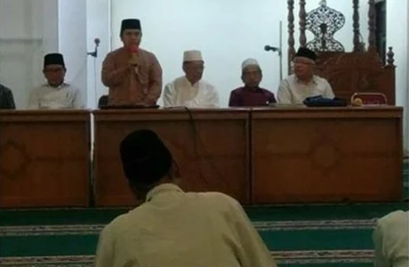 JCH KBIH Masjid Agung Nurul Iman Lakukan Manasik