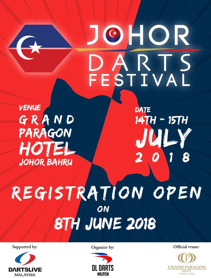 All About Darts JOHOR DARTS FESTIVAL 2018 REGISTRATIONS
