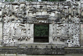 Zoomorphic entrance to Structure II, Chicanna, Campeche, Mexico