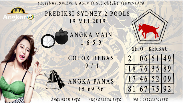 PREDIKSI SYDNEY 2 POOLS 19 MEI 2019 PREDIKSI SYDNEY 2 POOLS 19 MEI 2019