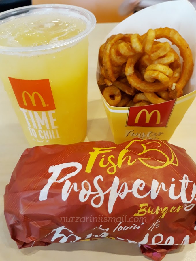 Fish Prosperity Burger : Menu Terbaru dalam Keluarga Prosperity daripada McDonald's