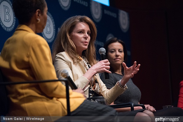 Helene Gayle, Her Majesty Queen Noor of Jordan and Dina Powell attend Barnard College's 7th Annual Global Symposium at Barnard College