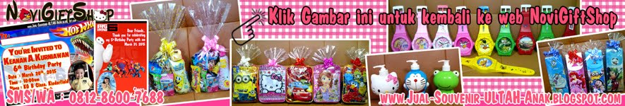 Kembali ke NoviGiftShop - Jual Souvenir Ulang Tahun Anak Murah