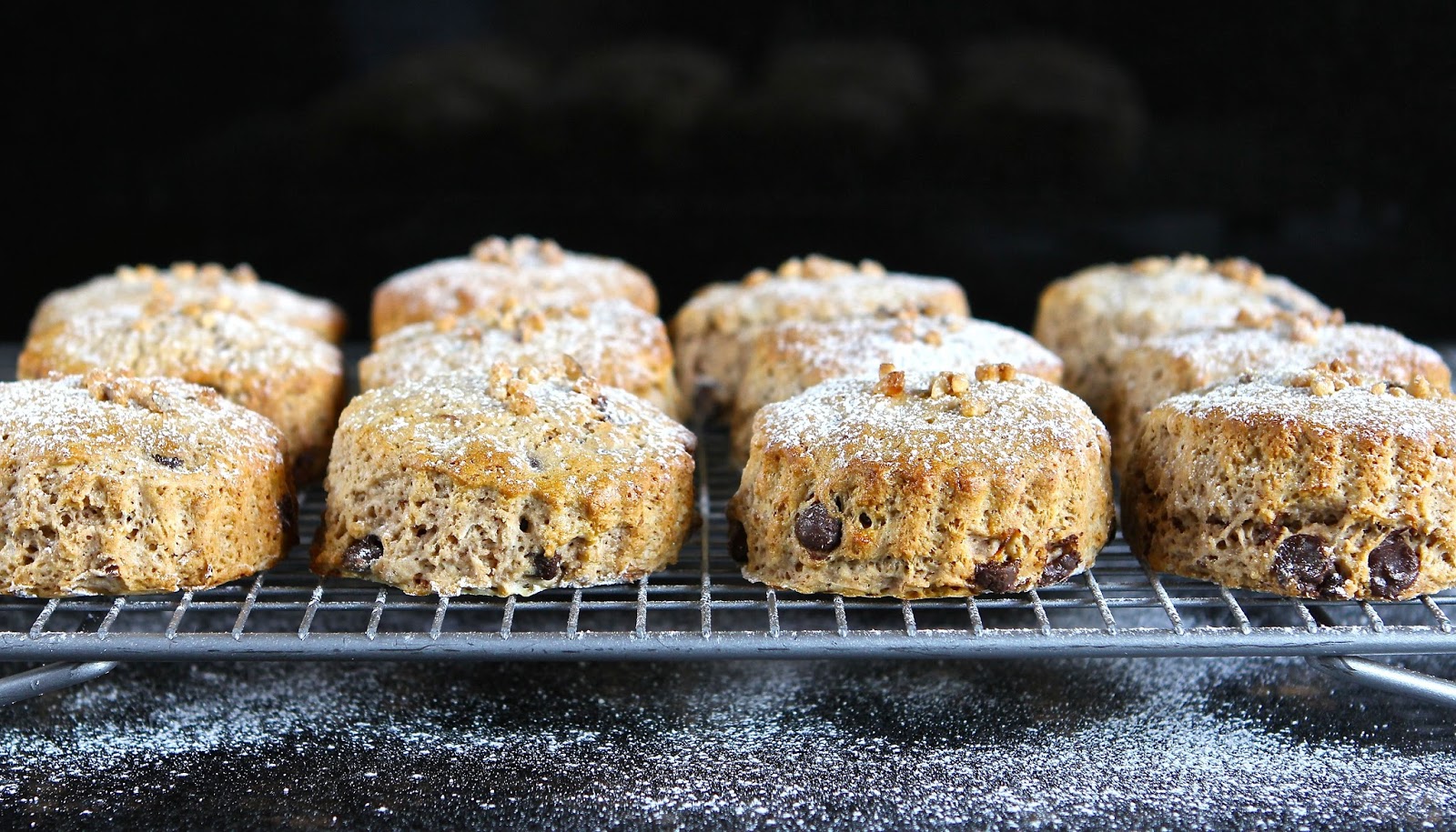 Gluten Free Alchemist Chocolate ChocolateChip Scones with Nutella