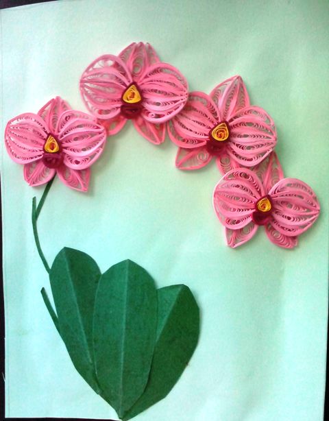 Gambar Room Paper Quilling Quilled Orchid Bunga Anggrek Gambar Room Paper Quilling Quilled Orchid Bunga Anggrek