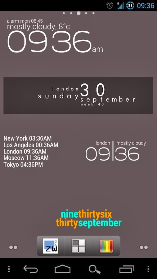 แจก App Android ฟรี, ดาวน์โหลดแอพ Android Full Zooper Widget Pro V2.42