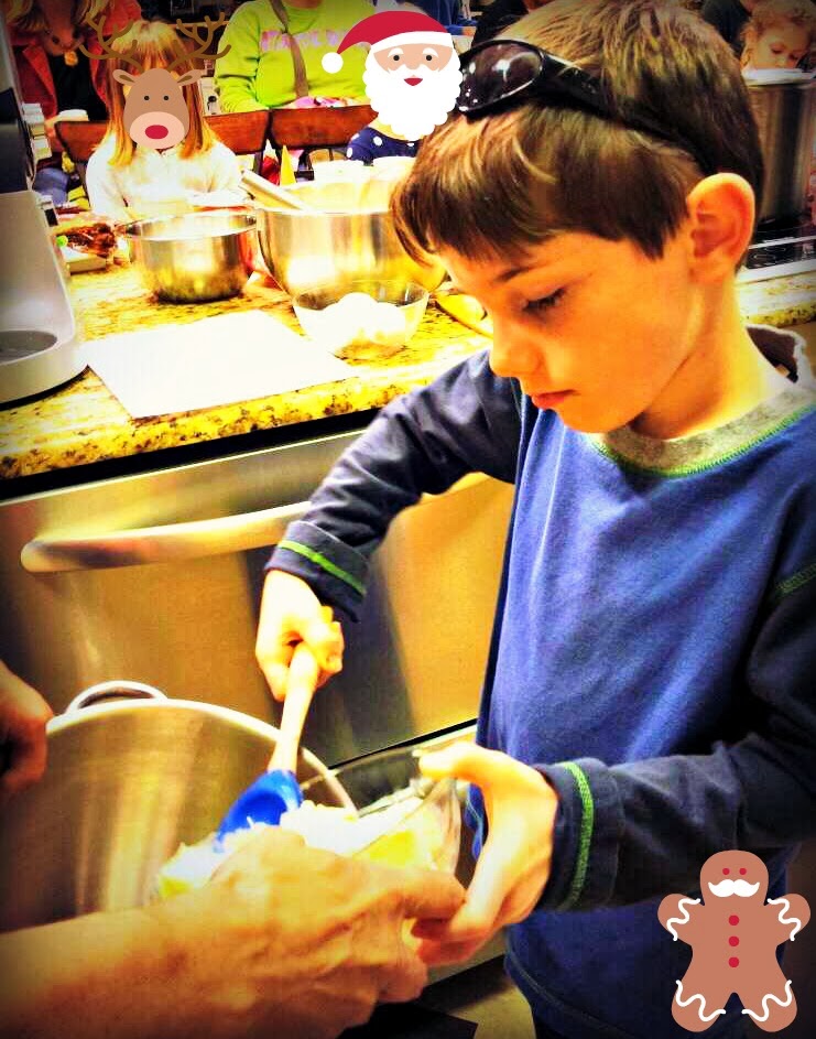 Holiday Baking for Kids Sugar Cookie Cupcakes and Christmas Glaze from