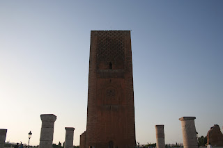 Vista de  la Torre de Hassan. Rabat. Julio 2011.