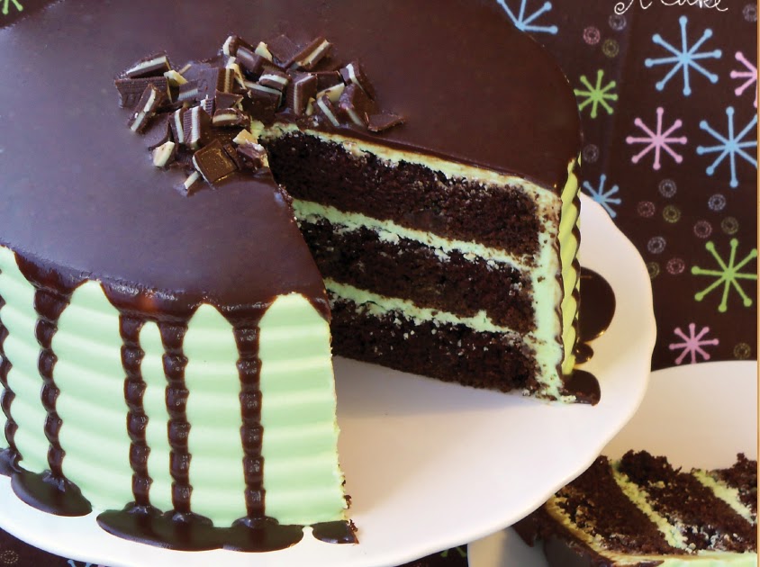 My Recipe Book Andes Mint Chocolate Cake with Ganache