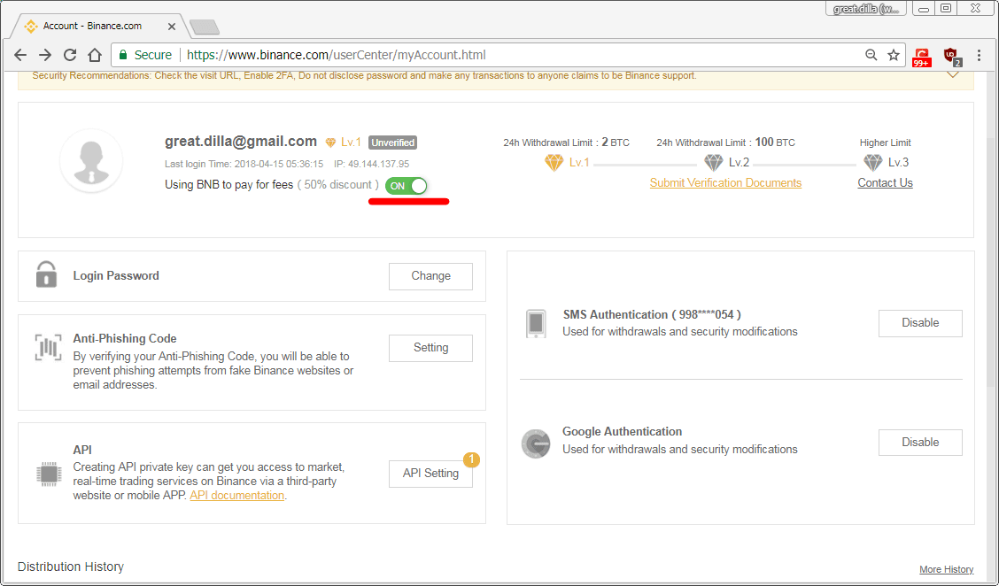 bot kereskedelem binance api