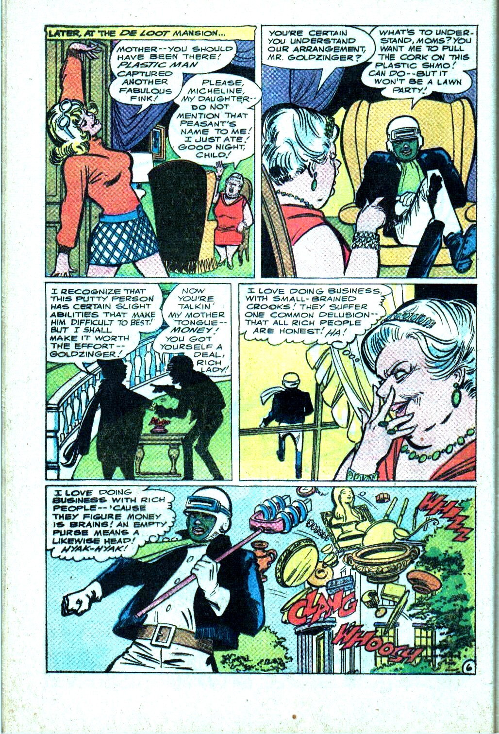 Read online Plastic Man (1966) comic -  Issue #6 - 28