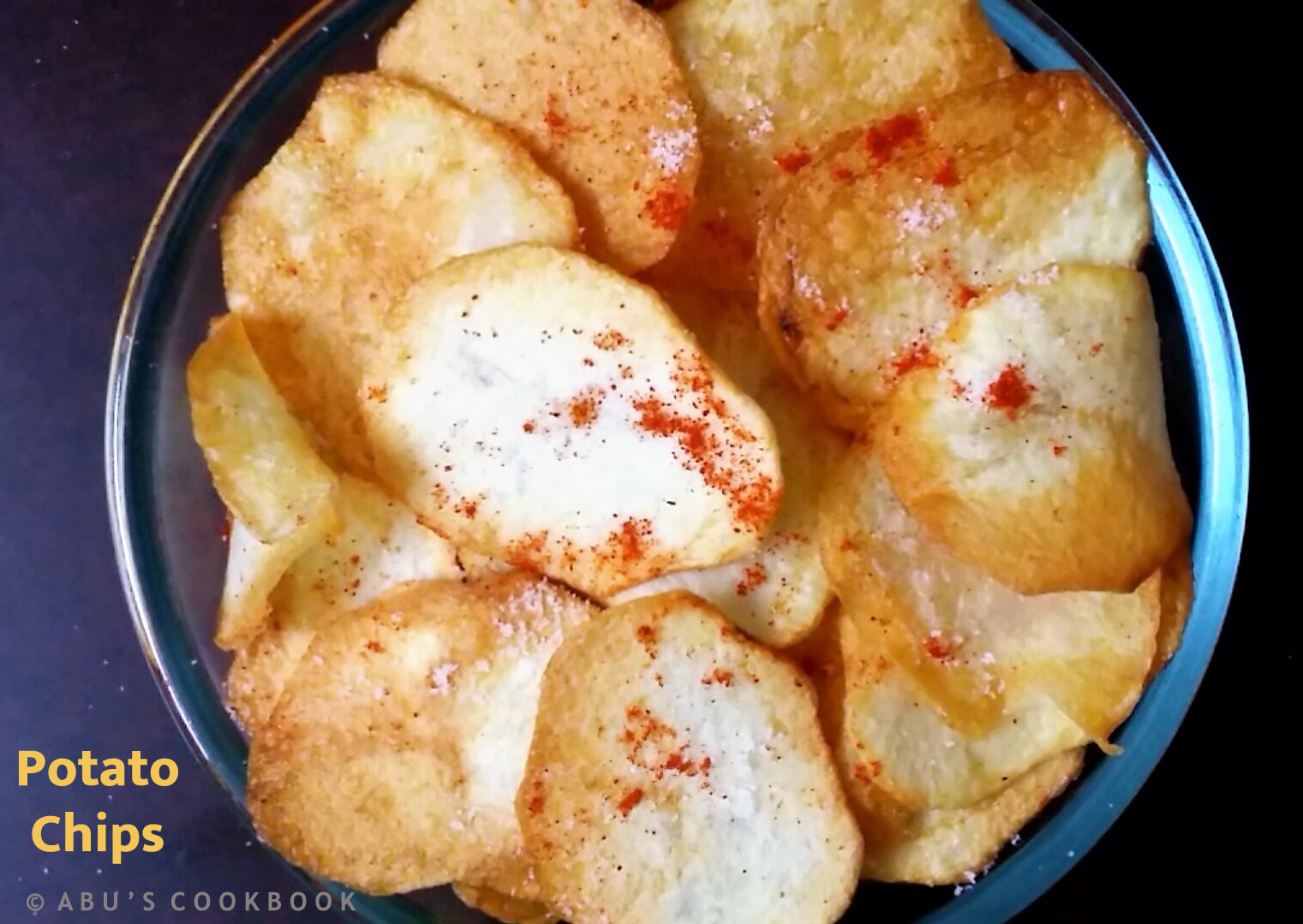 Homemade Crispy Potato Chips Thin crispy potato chips How to make