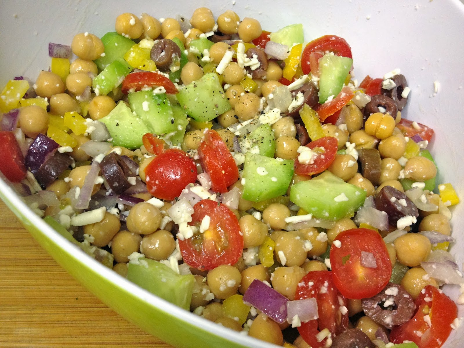 The Lifestyle Notebook Greek Chickpea Salad