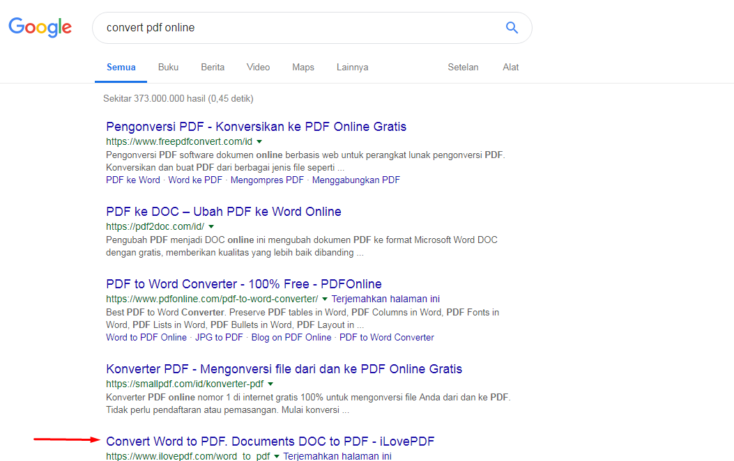 Cara Convert File PDF JPG WORD dan POWERPOINT Online