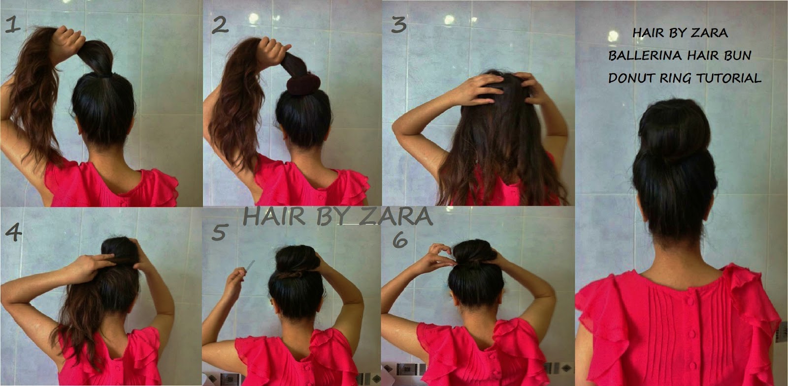 HAIR BY ZARA BALLERINA HAIR BUN TUTORIAL