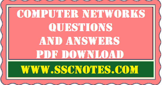 Computer Networks Questions and Answers PDF Download Set 22