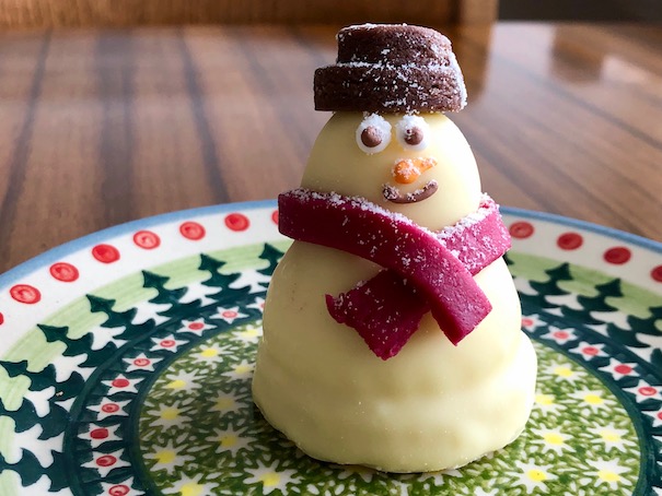 White Chocolate Ganache Snowman From Bettys