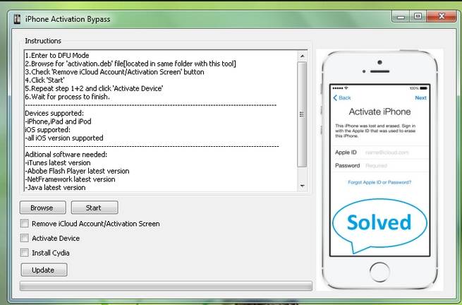 icloud activation bypass tool version 1.4 free