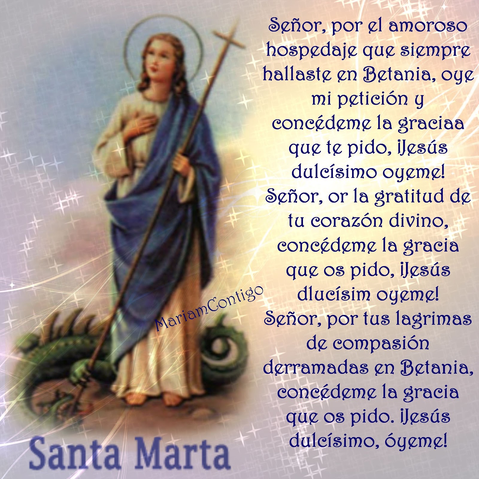 oracion a santa marta oracion a santa marta