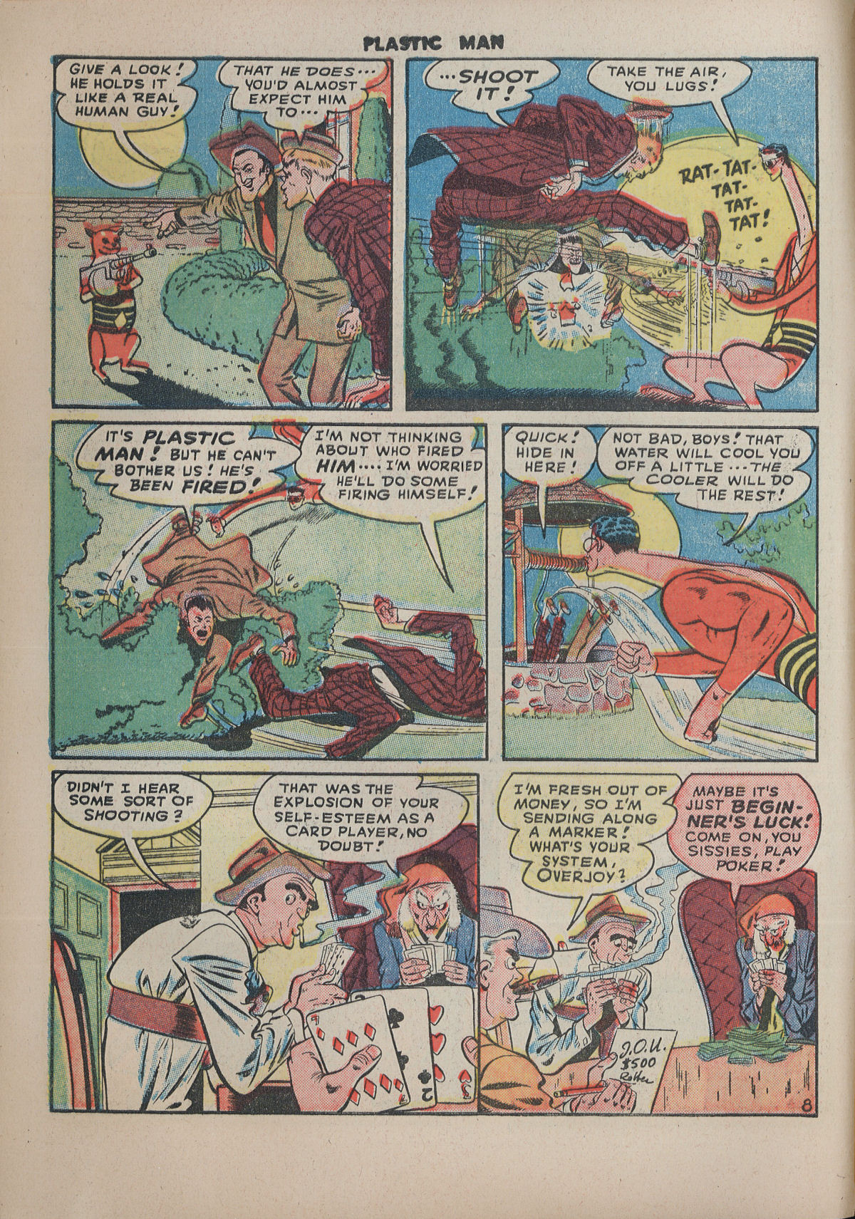 Read online Plastic Man (1943) comic -  Issue #11 - 10