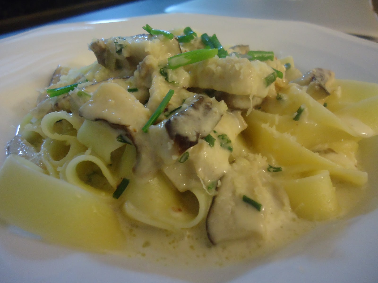 Na Cozinha Pasta Ao Molho De Shitake
