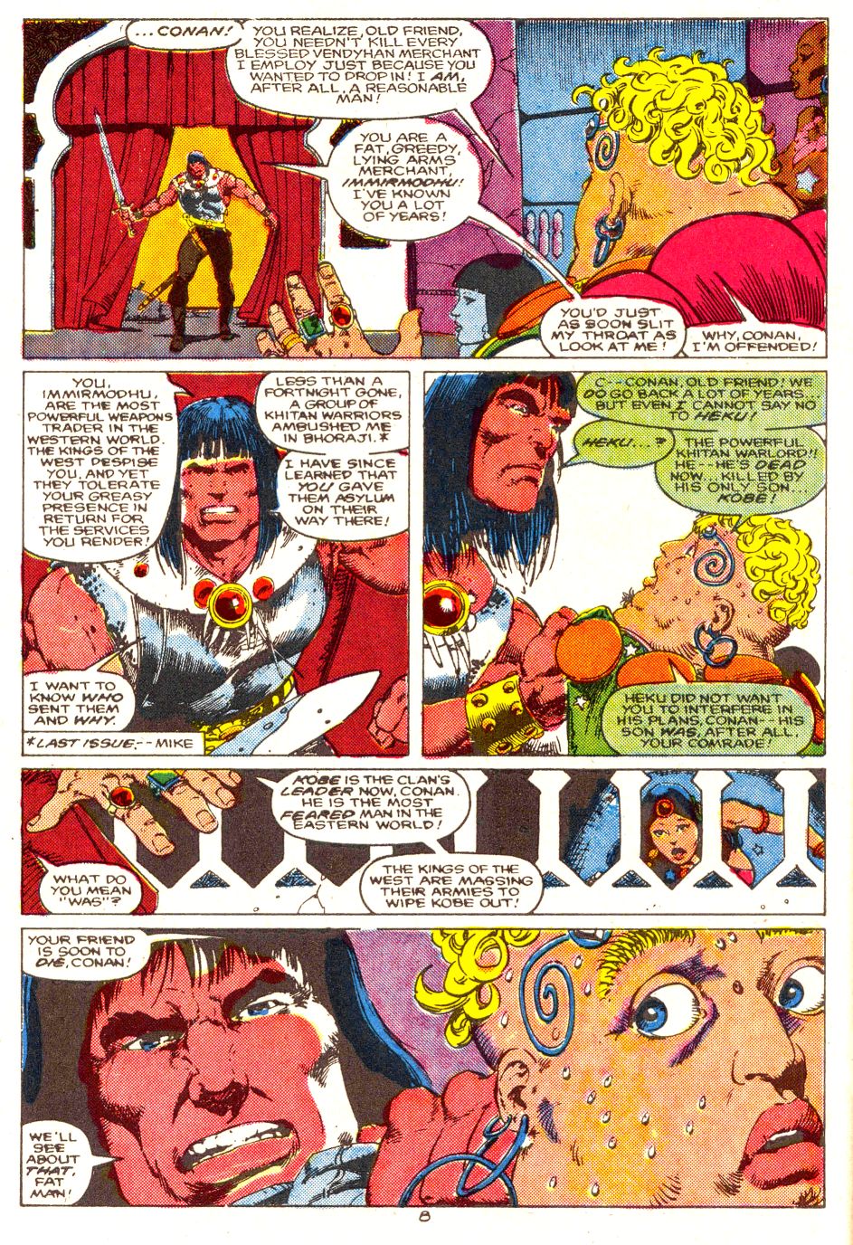 Read online Conan the Barbarian (1970) comic -  Issue #207 - 7