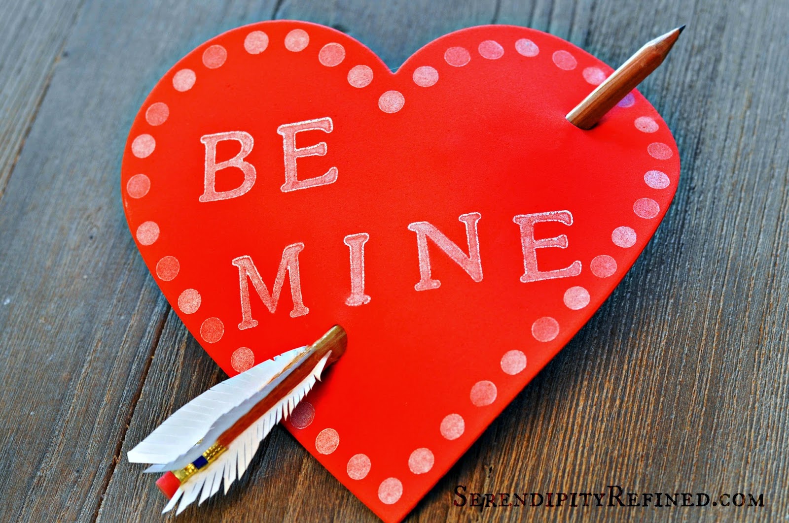 Serendipity Refined Blog: Easy Non-Candy Valentine {kids craft}