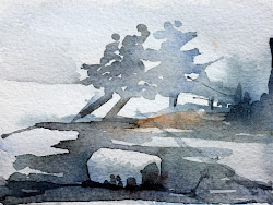 limited palette watercolors sunday