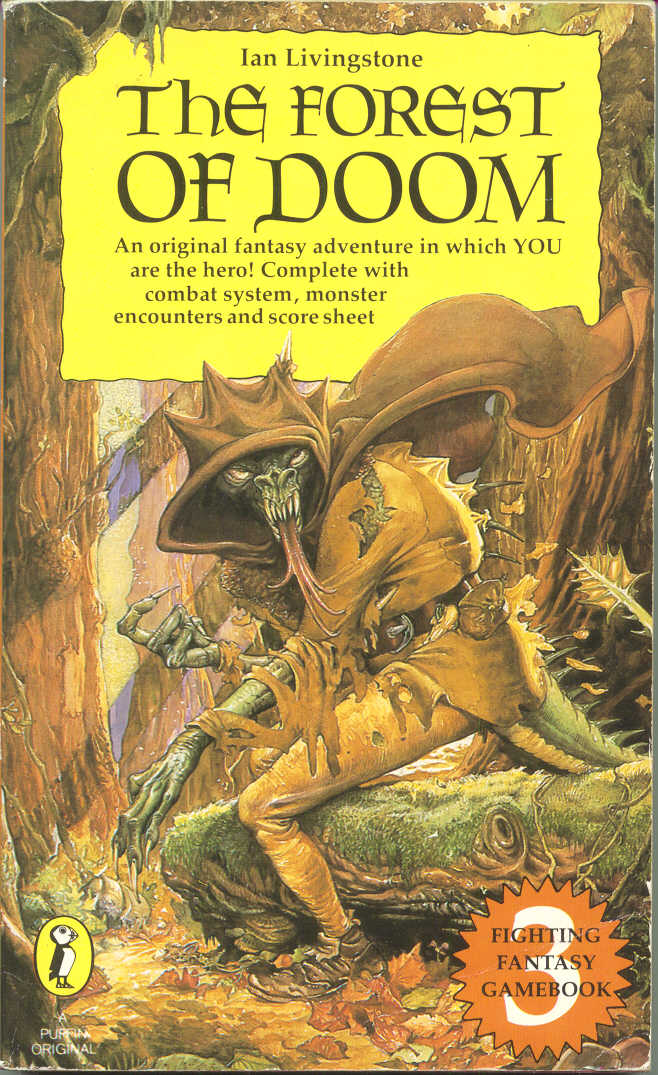 Jackson & Livingstone Vintage Puffin Fighting Fantasy adventure game books 