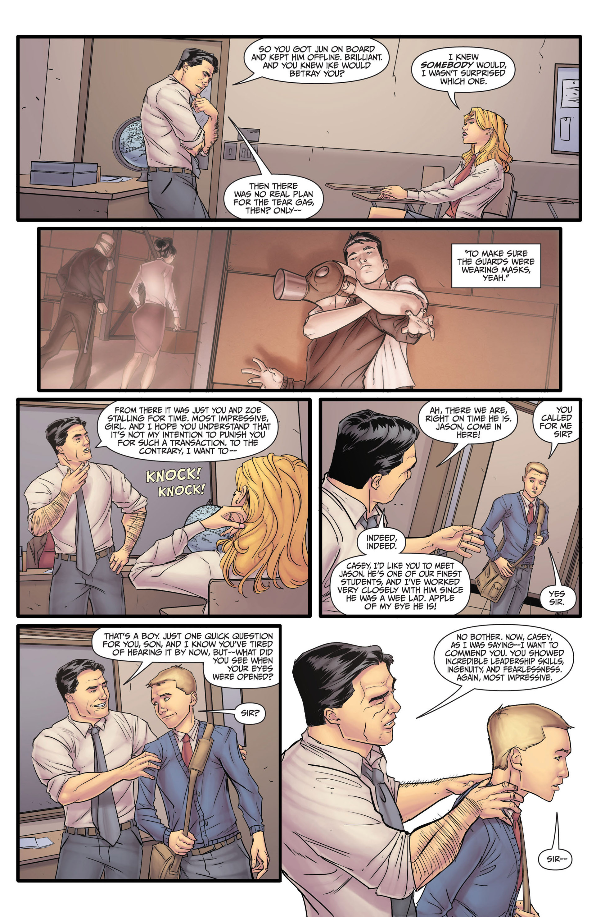 Read online Morning Glories comic -  Issue # _TPB 1 - 163