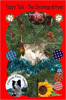 #FrenchVillageBookworm advent calendar review book Toby's Tails The Christmas Kittens Susan Keefe