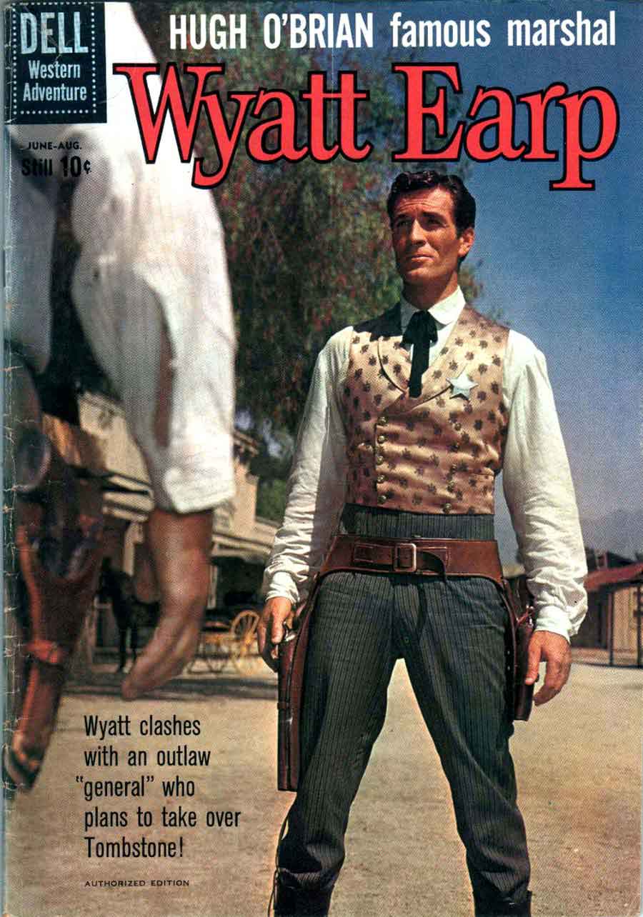 Wyatt Earp v2 #11 - dell western 1960s silver age comic book cover art
