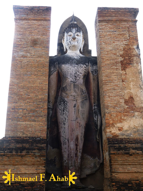 Standing Buddha statue of Sukhothai Historical Park