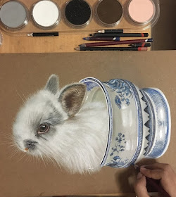 14-Bunny-in-a-Porcelain-Vase-Ivan-Hoo-Animals-Translated-to-Realistic-Drawings-www-designstack-co