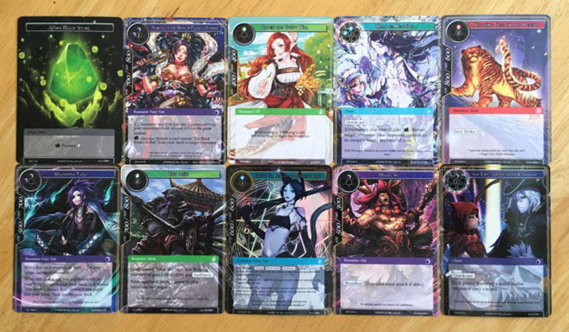 Force Of Will Trading Card Game Five Packs Of Cfc From Target