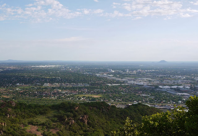 Vista de Gaborone – Botsuana