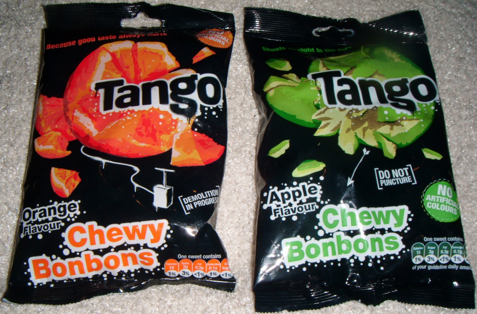 FOODSTUFF FINDS Tango Orange and Apple flavoured Chewy Bonbons
