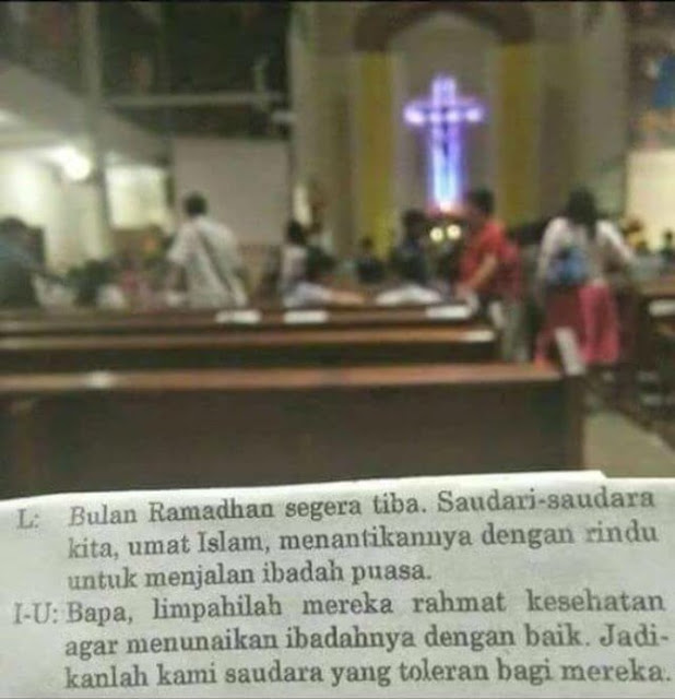 Lihat Isi Teks Doa Saat Misa di Gereja Katolik Yogyakarta Bikin Perbedaan Terasa Indah