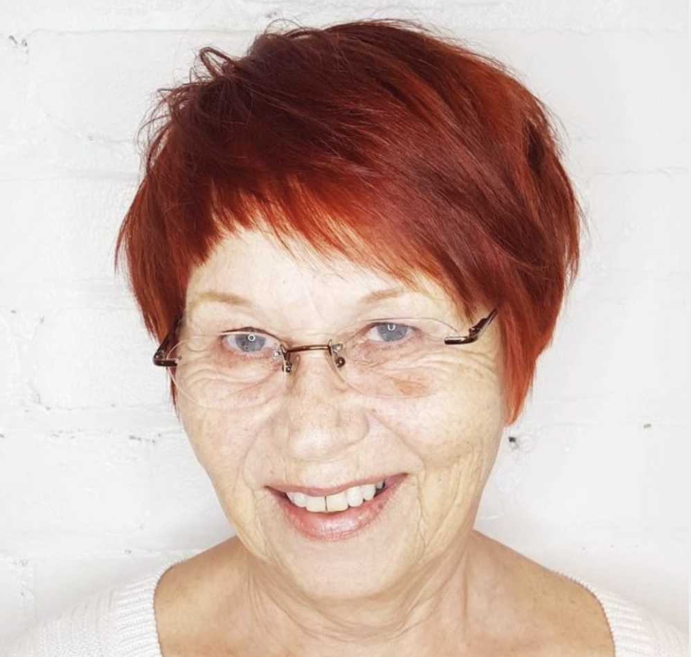 short hairstyles for women over 70