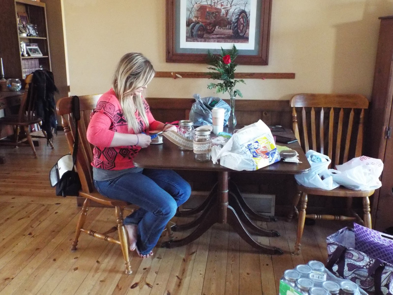 creative life designs Fifteen Minutes of crafting {shower decorations}