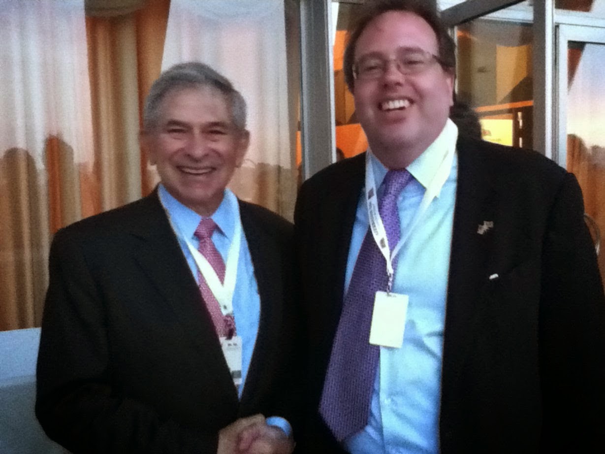 Ralph Winnie Jr. with Paul Wolfowitz