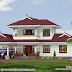 2215 square feet 3 bedroom typical Kerala home