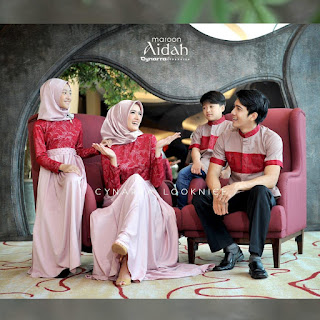 Butik Baju  Muslim  Terbaru  2019  Gamis Couple  Sarimbit 